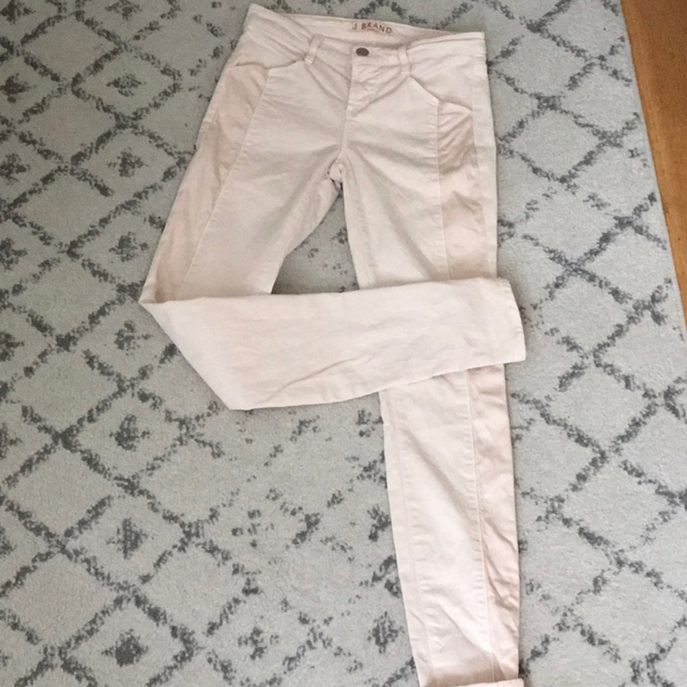 J Brand Kinsey Super Skinny Jeans in Empress, luxe twill, Tone on Tone Panels 26